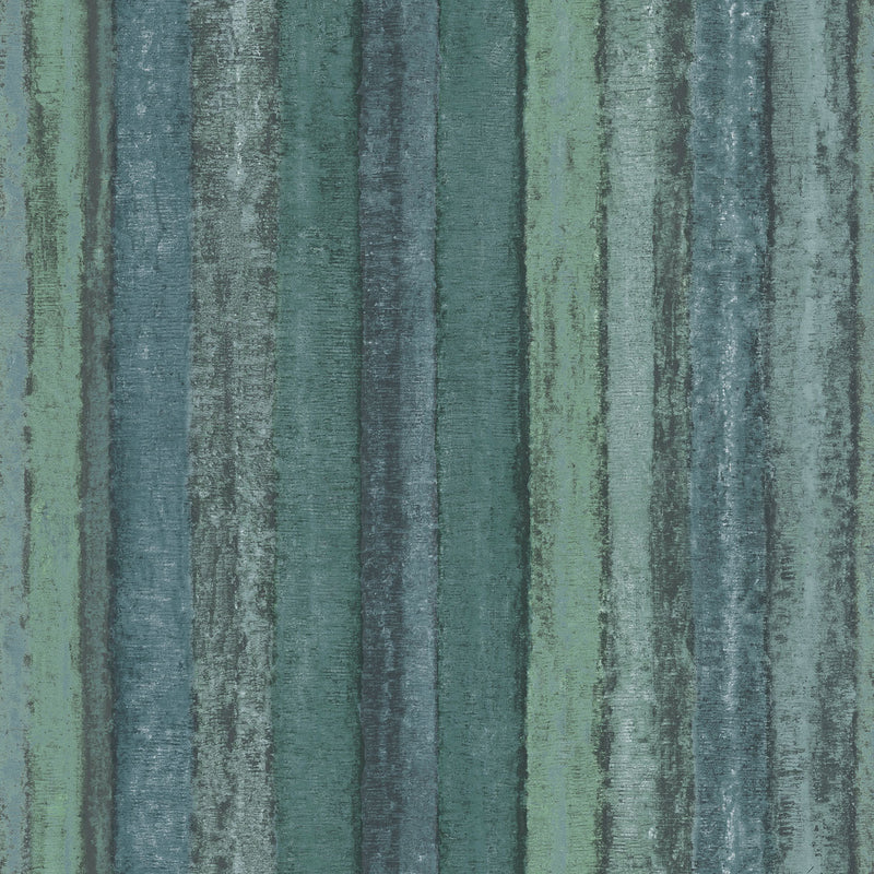 media image for Nomed Stripe Wallpaper in Turquoise from the Ambiance Collection by Galerie Wallcoverings 260