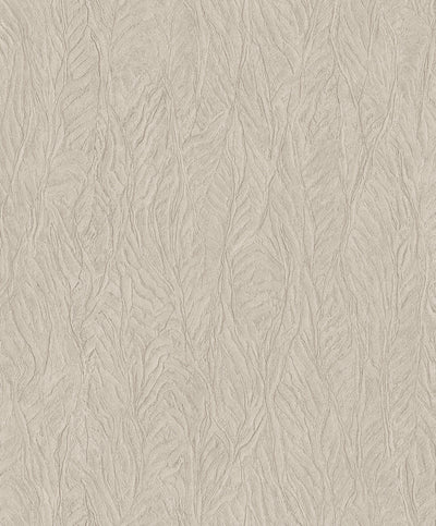 product image of Leaf Emboss Wallpaper in Taupe from the Ambiance Collection by Galerie Wallcoverings 545