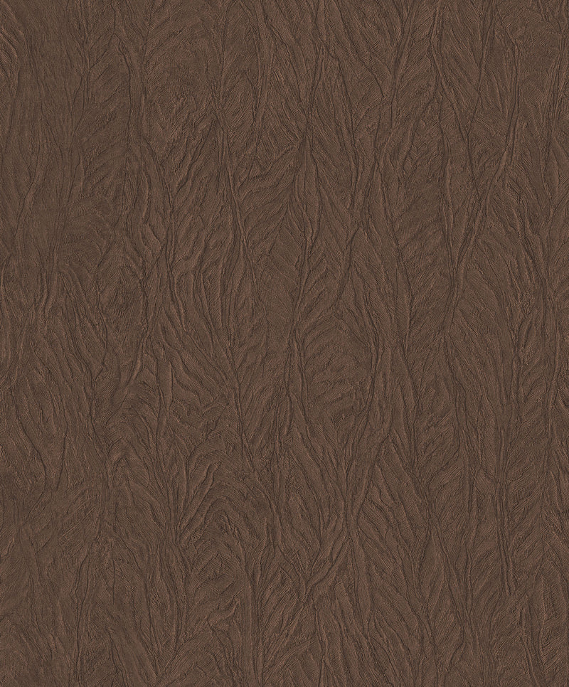 media image for sample leaf emboss wallpaper in brown from the ambiance collection by galerie wallcoverings 1 224