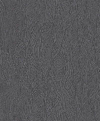 product image of Leaf Emboss Wallpaper in Charcoal  from the Ambiance Collection by Galerie Wallcoverings 570