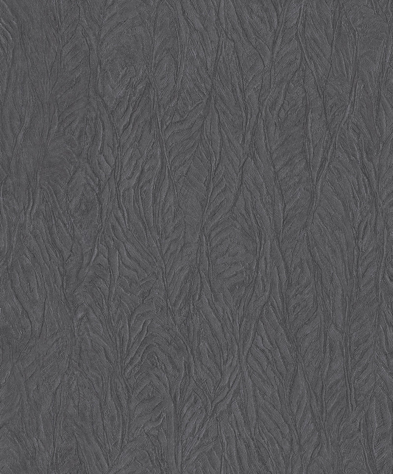 media image for sample leaf emboss wallpaper in charcoal from the ambiance collection by galerie wallcoverings 1 233