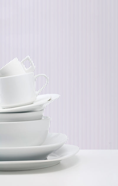 product image for Thin Stripe Lilac Wallpaper from the Miniatures 2 Collection by Galerie Wallcoverings 51
