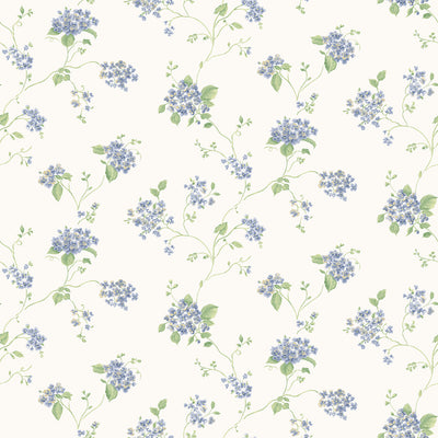product image of sample floral branch blue green wallpaper from the miniatures 2 collection by galerie wallcoverings 1 528