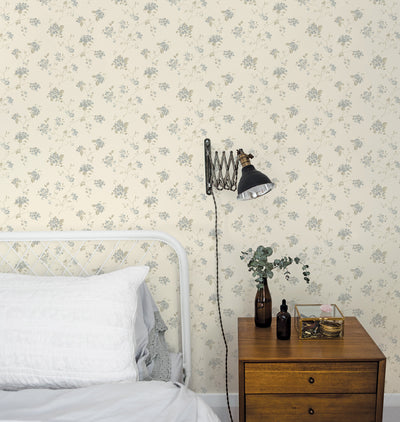 product image for Floral Branch Blue Multi Wallpaper from the Miniatures 2 Collection by Galerie Wallcoverings 11