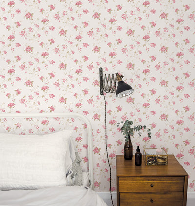 product image for Floral Branch Red/Green Wallpaper from the Miniatures 2 Collection by Galerie Wallcoverings 60