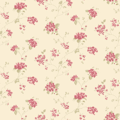 product image of sample floral branch red multi wallpaper from the miniatures 2 collection by galerie wallcoverings 1 546