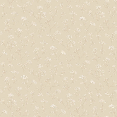product image of sample flowers beige wallpaper from the miniatures 2 collection by galerie wallcoverings 1 517