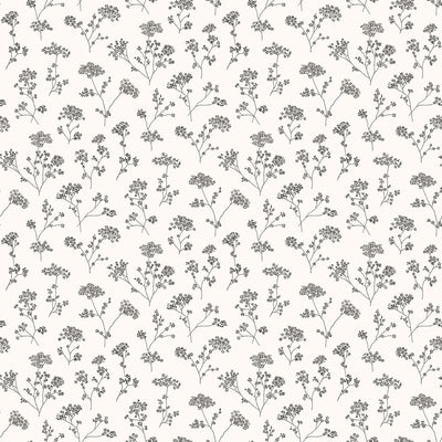 product image of Floral Black/White Wallpaper from the Miniatures 2 Collection by Galerie Wallcoverings 511