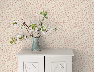 product image for Flowers Red Wallpaper from the Miniatures 2 Collection by Galerie Wallcoverings 51