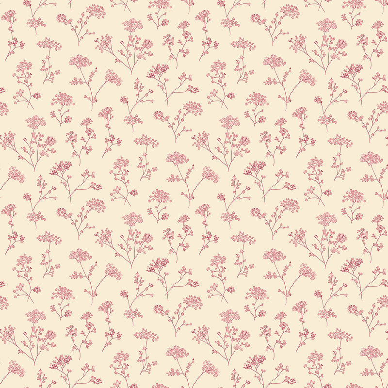 media image for sample flowers red wallpaper from the miniatures 2 collection by galerie wallcoverings 1 222