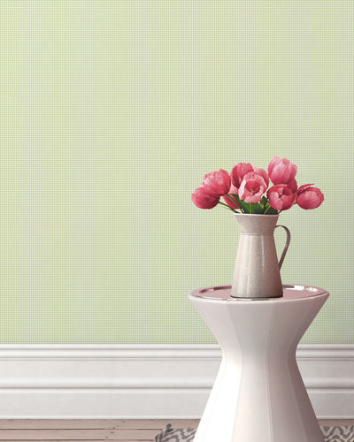 product image for Checked Green Wallpaper from the Miniatures 2 Collection by Galerie Wallcoverings 25