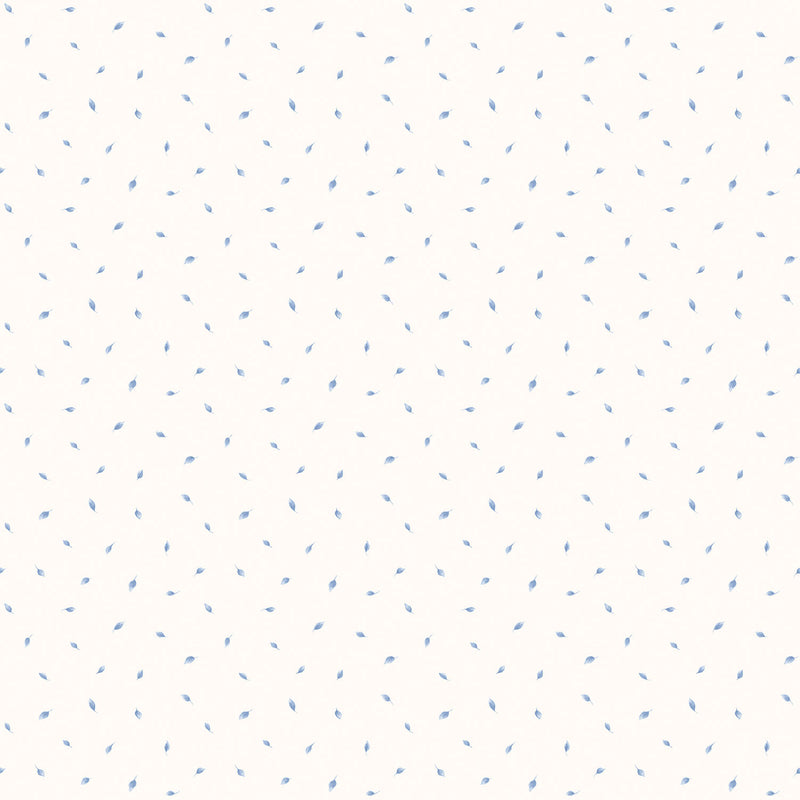 media image for Polka Dot Leaves Blue Wallpaper from the Miniatures 2 Collection by Galerie Wallcoverings 218