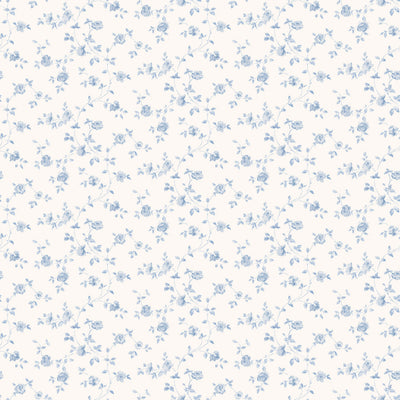 product image for Floral Blue Wallpaper from the Miniatures 2 Collection by Galerie Wallcoverings 48