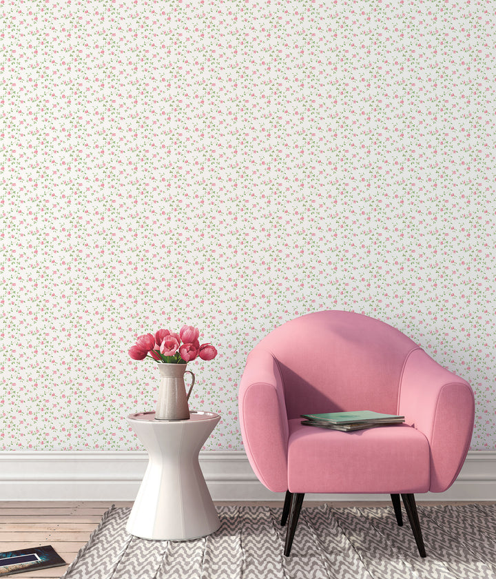 Shop Floral Red/Green Wallpaper from the Miniatures 2 Shop Floral Red/Green Wallpaper from the Miniatures 2