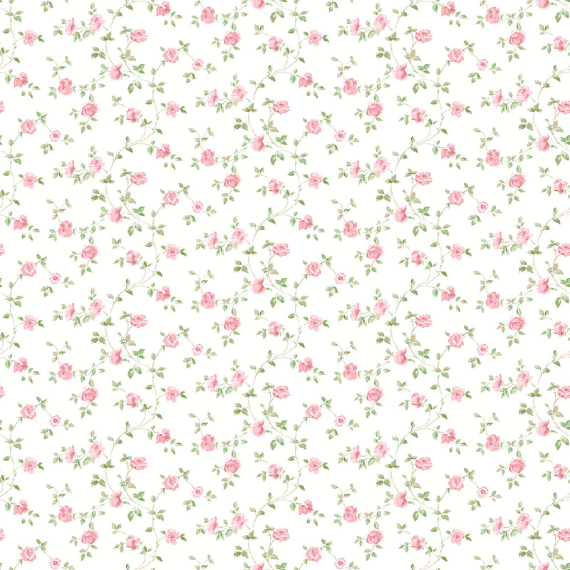 media image for sample floral red green wallpaper from the miniatures 2 collection by galerie wallcoverings 1 253