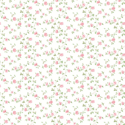 product image of Floral Red/Green Wallpaper from the Miniatures 2 Collection by Galerie Wallcoverings 576