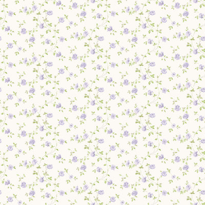 product image of sample floral purple green wallpaper from the miniatures 2 collection by galerie wallcoverings 1 55