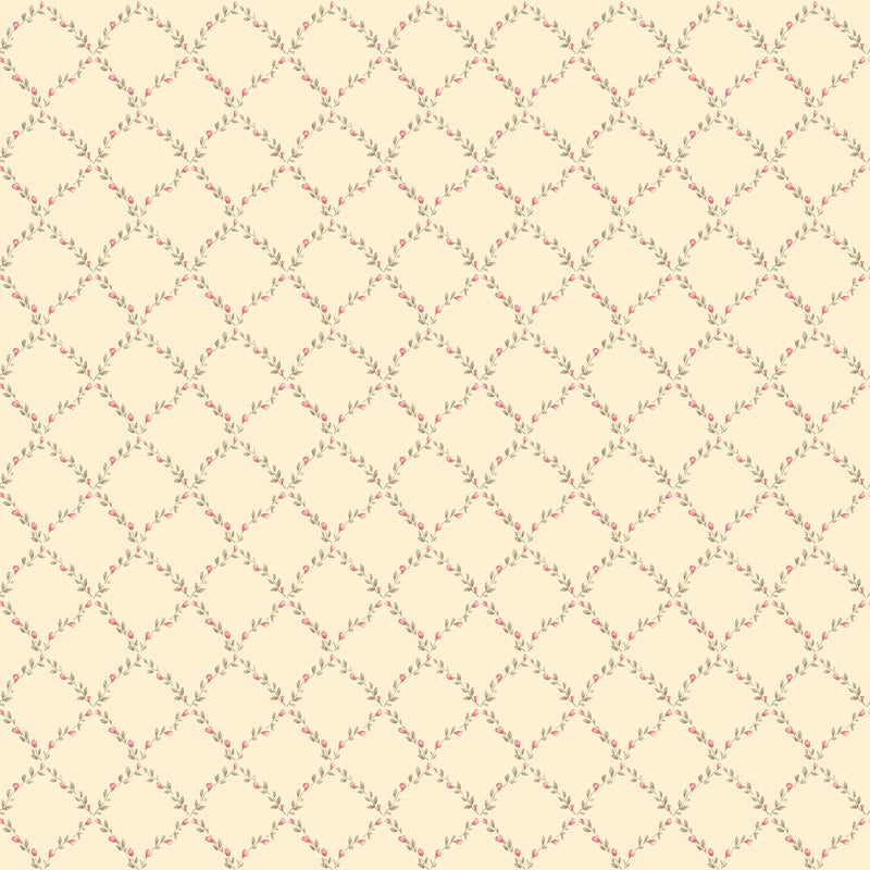 media image for sample trellis red brown wallpaper from the miniatures 2 collection by galerie wallcoverings 1 270