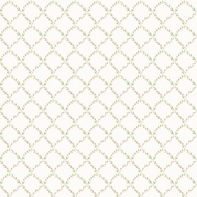 product image of sample trellis red green wallpaper from the miniatures 2 collection by galerie wallcoverings 1 592