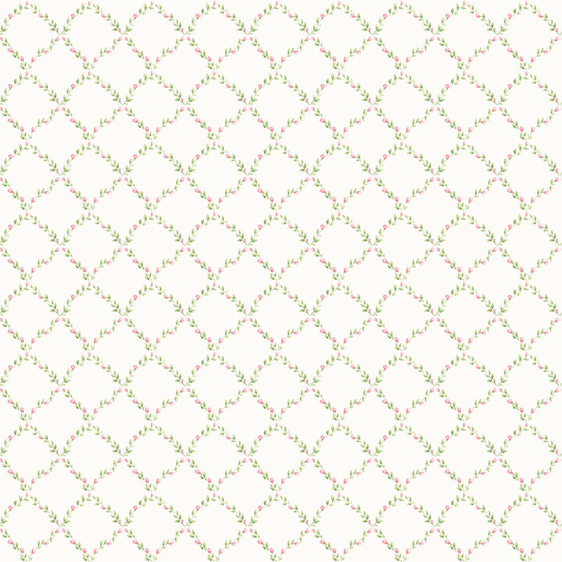 media image for sample trellis red green wallpaper from the miniatures 2 collection by galerie wallcoverings 1 256