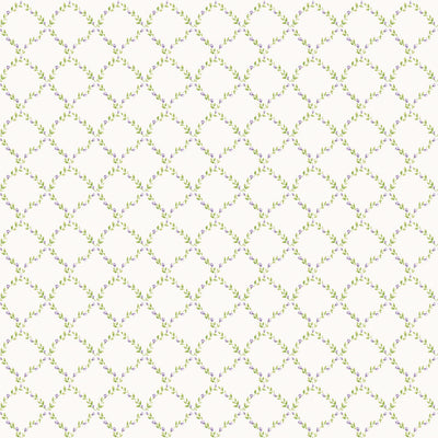 product image for Trellis Lilac/Green Wallpaper from the Miniatures 2 Collection by Galerie Wallcoverings 88