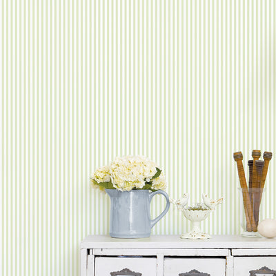 product image for Striped Green Wallpaper from the Miniatures 2 Collection by Galerie Wallcoverings 38