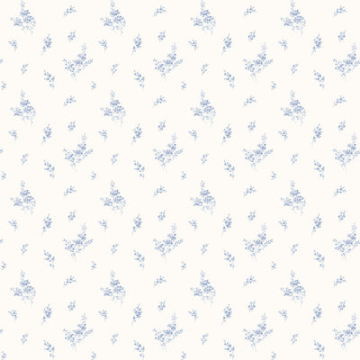 product image for Tiny Roses Blue Wallpaper from the Miniatures 2 Collection by Galerie Wallcoverings 25