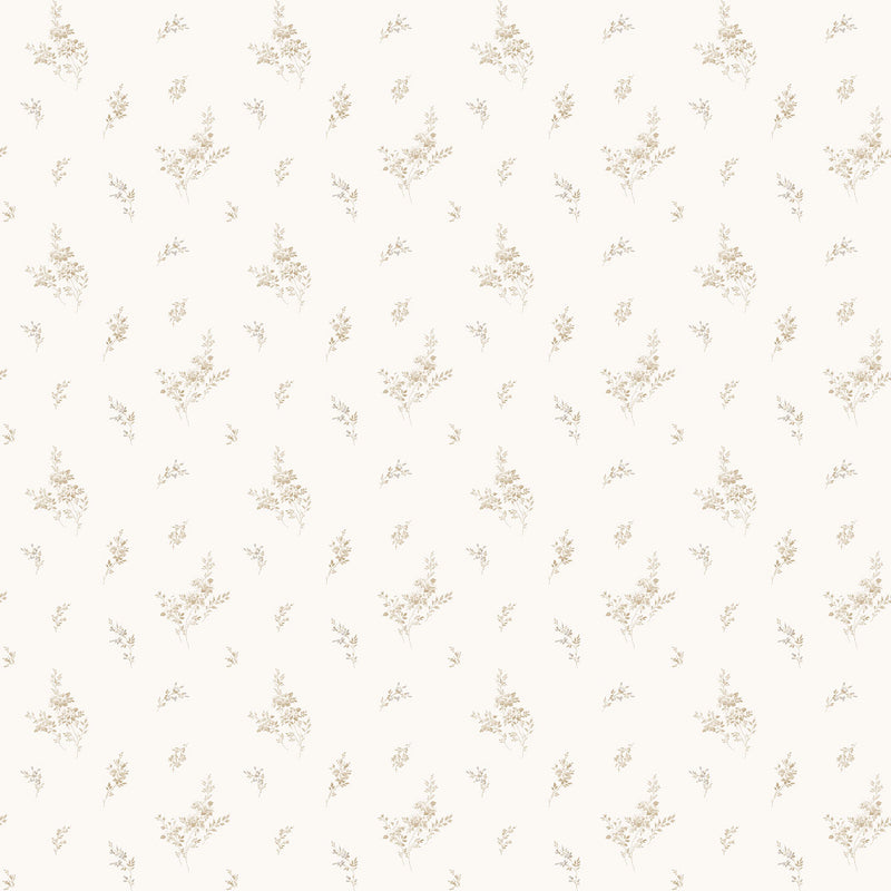 media image for Tiny Roses Beige/White Wallpaper from the Miniatures 2 Collection by Galerie Wallcoverings 247
