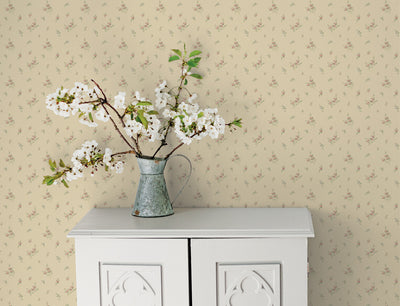 product image for Tiny Roses Pink Wallpaper from the Miniatures 2 Collection by Galerie Wallcoverings 57