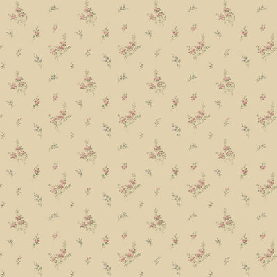 product image of Tiny Roses Pink Wallpaper from the Miniatures 2 Collection by Galerie Wallcoverings 527