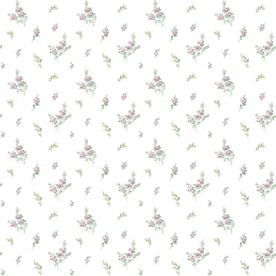 product image of Tiny Roses Pink Multi Wallpaper from the Miniatures 2 Collection by Galerie Wallcoverings 525