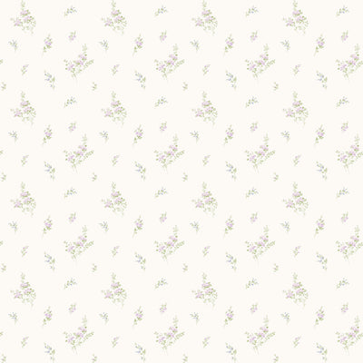 product image for Tiny Roses Lilac/Green Wallpaper from the Miniatures 2 Collection by Galerie Wallcoverings 6