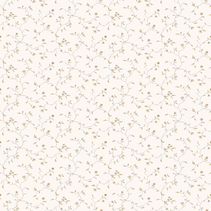 media image for Floral Vines Beige Wallpaper from the Miniatures 2 Collection by Galerie Wallcoverings 251