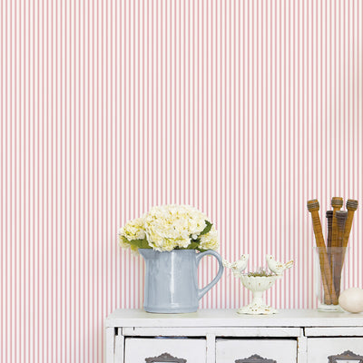 product image for Striped Pink Wallpaper from the Miniatures 2 Collection by Galerie Wallcoverings 22