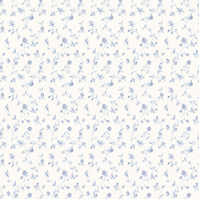 product image of sample trellis vines blue wallpaper from the miniatures 2 collection by galerie wallcoverings 1 531