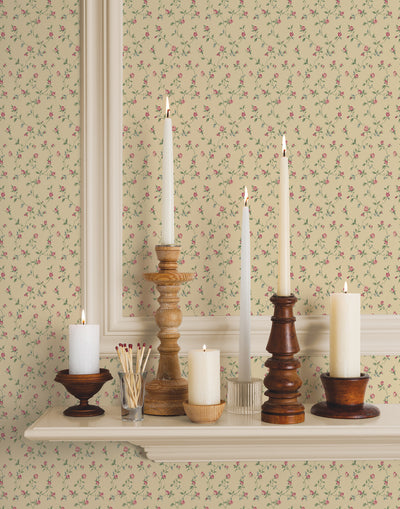 product image for Trellis Vines Multi Wallpaper from the Miniatures 2 Collection by Galerie Wallcoverings 70
