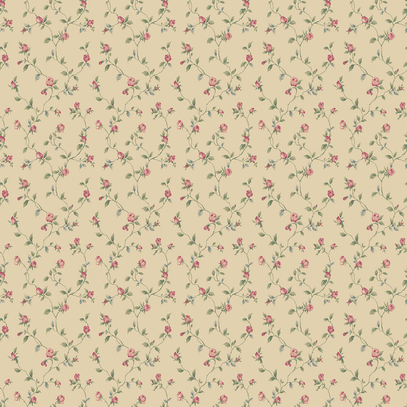 media image for Trellis Vines Multi Wallpaper from the Miniatures 2 Collection by Galerie Wallcoverings 286