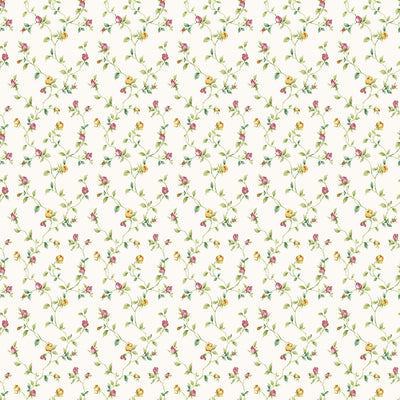 product image of sample trellis vines pink green wallpaper from the miniatures 2 collection by galerie wallcoverings 1 584
