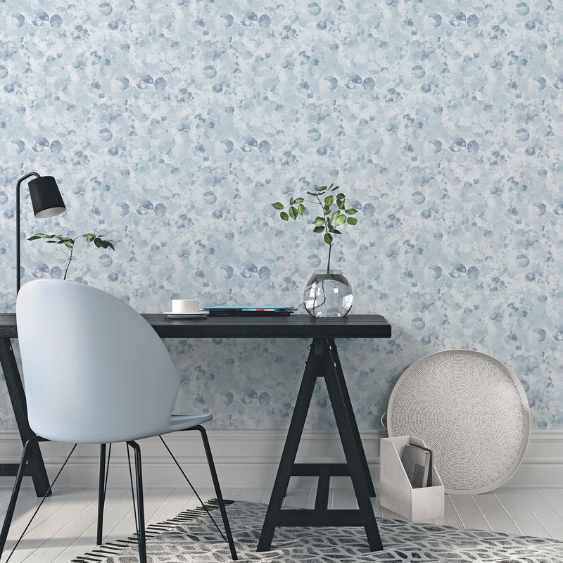 media image for Bubble Up Blue Wallpaper from the Atmosphere Collection by Galerie Wallcoverings 243