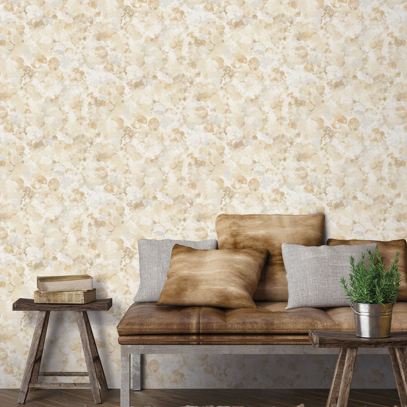 media image for Bubble Up Ochre Wallpaper from the Atmosphere Collection by Galerie Wallcoverings 266