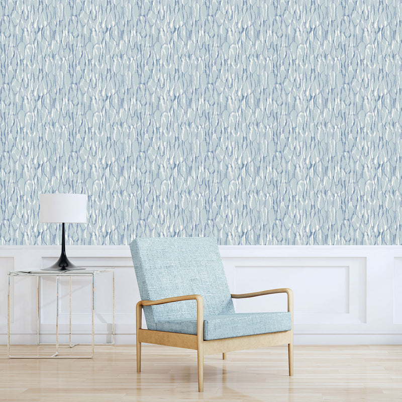 media image for Drizzle Turquoise Wallpaper from the Atmosphere Collection by Galerie Wallcoverings 267
