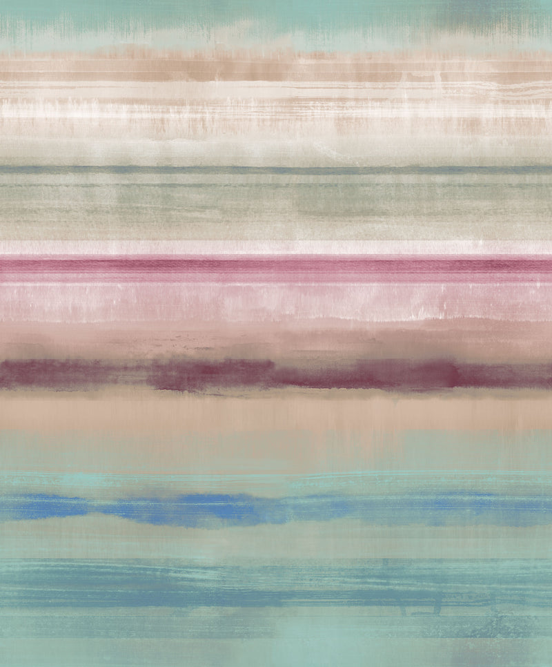 media image for Skye Stripe Turquoise/Magenta Wallpaper from the Atmosphere Collection by Galerie Wallcoverings 29
