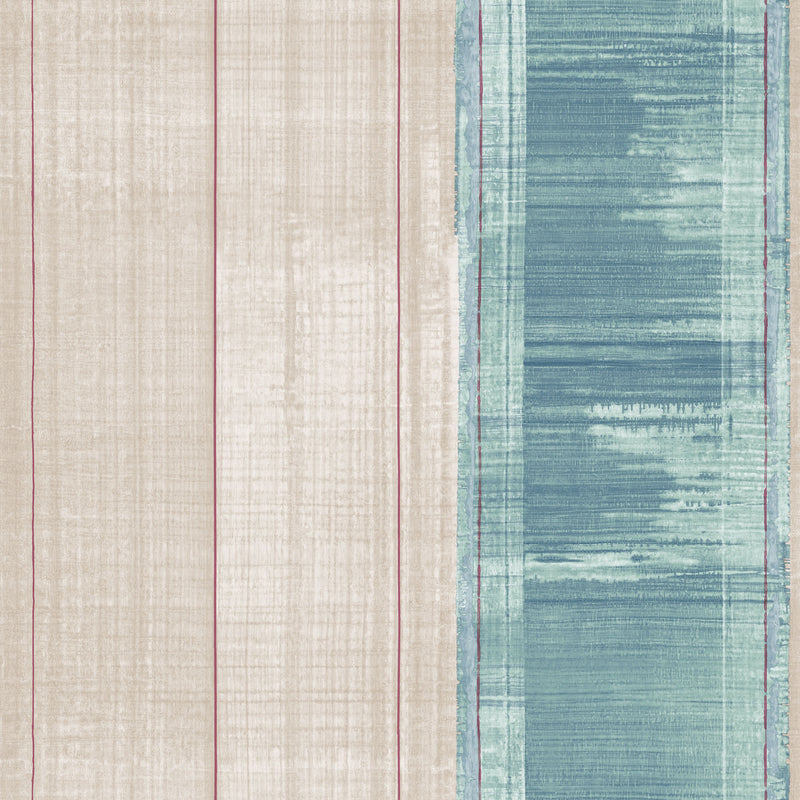 media image for Sublime Stripe Turquoise/Magenta Wallpaper from the Atmosphere Collection by Galerie Wallcoverings 276