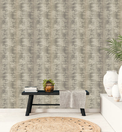 product image for Bazaar Weave Wallpaper in Taupe, Black from the Bazaar Collection by Galerie Wallcoverings 93