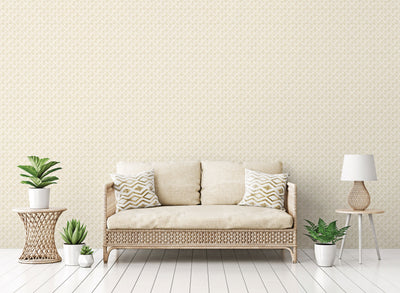product image for Block Print Wallpaper in Beige from the Bazaar Collection by Galerie Wallcoverings 3