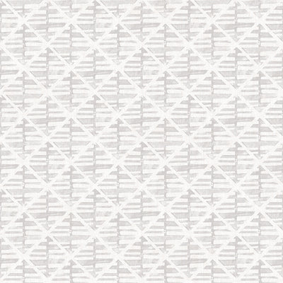 product image of Block Print Wallpaper in Light Grey from the Bazaar Collection by Galerie Wallcoverings 539