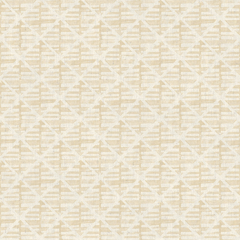 media image for Block Print Wallpaper in Light Ochre from the Bazaar Collection by Galerie Wallcoverings 256