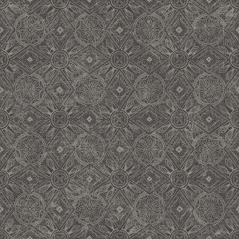 media image for sample moroccan paisley wallpaper in charcoal from the bazaar collection by galerie wallcoverings 1 282