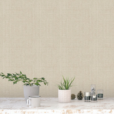 product image for Moss Stripe Wallpaper in Beige from the Bazaar Collection by Galerie Wallcoverings 72
