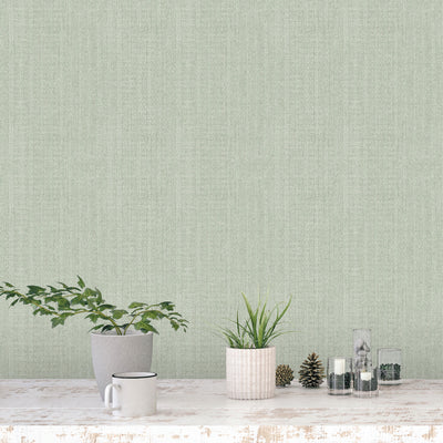 product image for Moss Stripe Wallpaper in Wasabi from the Bazaar Collection by Galerie Wallcoverings 85